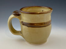 Load image into Gallery viewer, Tan and Brown Striped 10 oz. Mug