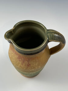 Green and Gold Pitcher