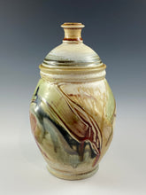 Load image into Gallery viewer, Abstract Decorated Lidded Jar
