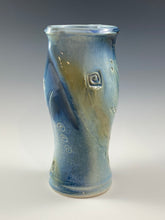 Load image into Gallery viewer, Sculpted Blue Hues Vase
