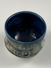 Load image into Gallery viewer, Sculpted Blue Lined Tea Bowl
