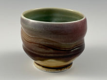 Load image into Gallery viewer, Sculpted Celadon and Mauve Tea Bowl

