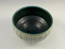 Load image into Gallery viewer, Matte Green Fluted Bowl
