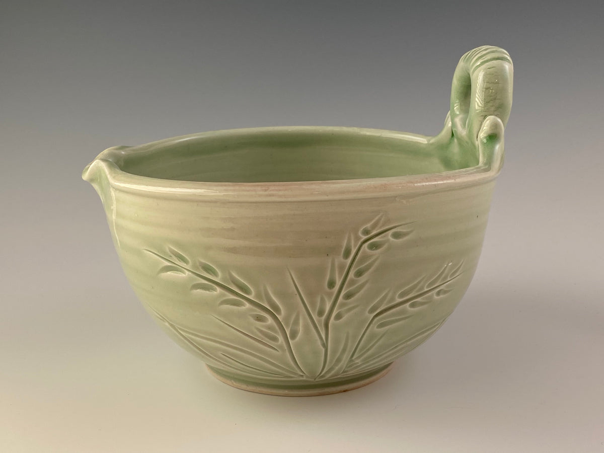 Light Green Mixing Bowl-DAVID PORRAS POTTERY – David Porras Pottery
