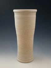 Load image into Gallery viewer, Harvest Wheat Carved Stoneware Vase
