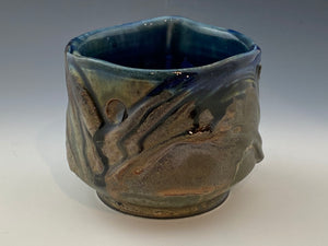 Blue Tea Dust Glazed Tea Bowl