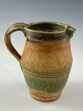 Load image into Gallery viewer, Green and Gold Pitcher
