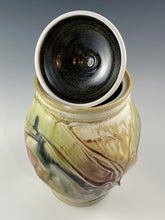 Load image into Gallery viewer, Abstract Decorated Lidded Jar
