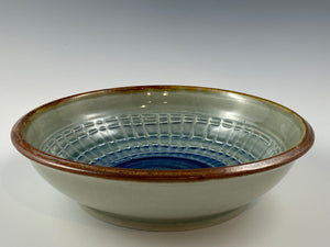 Cobalt Center Celadon Glazed Bowl