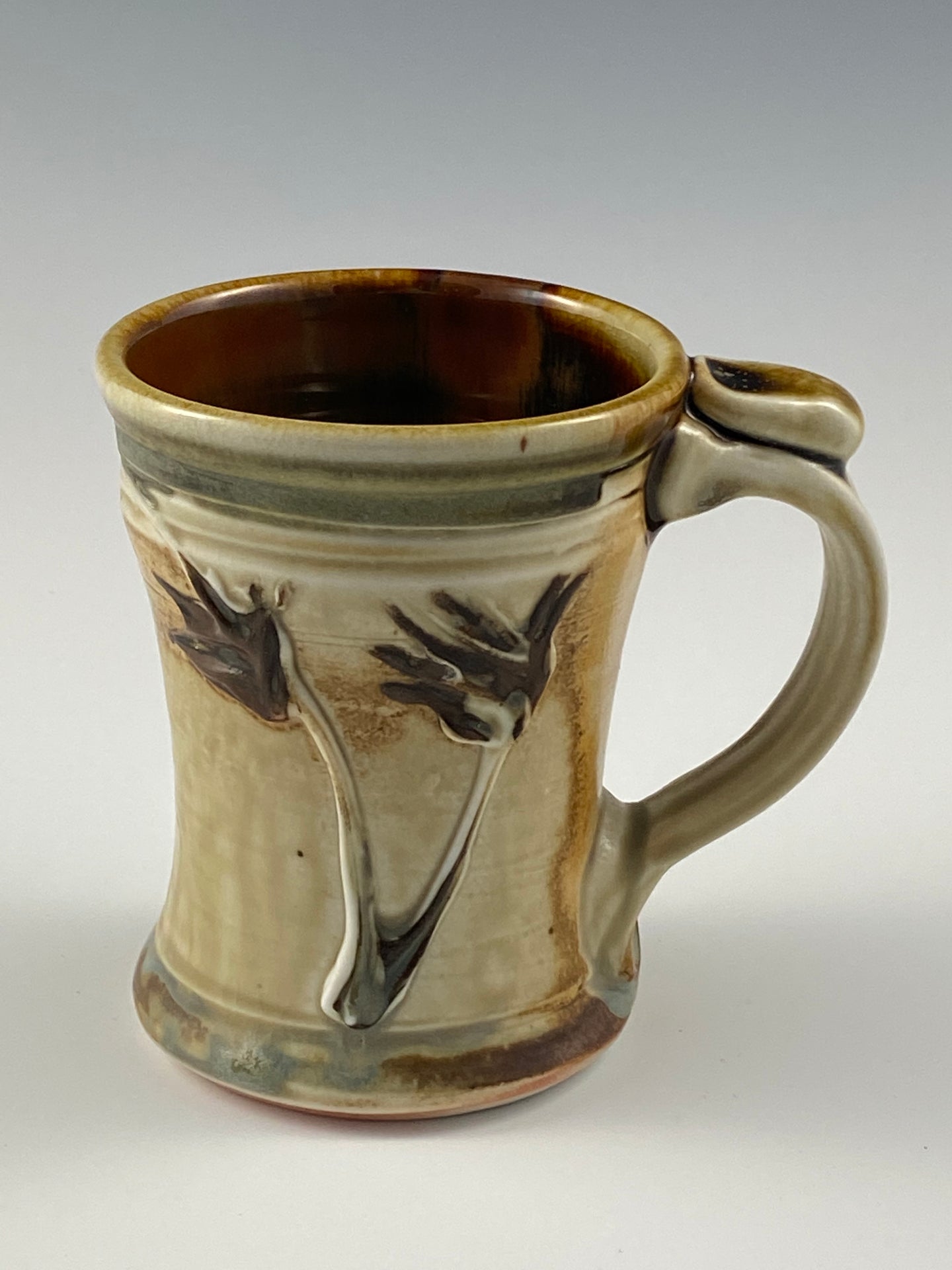 Honey Amber Botanical Designed Mug