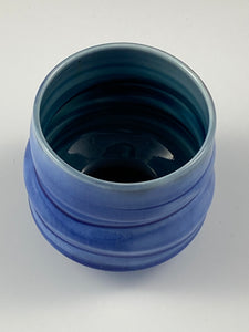 Baby Blue Sculpted Tea Bowl