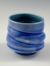 Load image into Gallery viewer, Baby Blue Sculpted Tea Bowl
