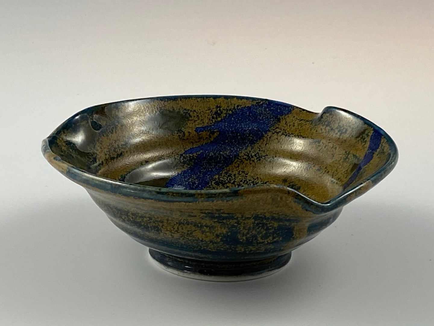 Blue and Gold Small Bowl