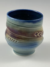 Load image into Gallery viewer, Sculpted Multi-colored Tea Bowl
