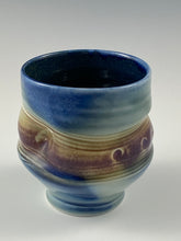 Load image into Gallery viewer, Sculpted Multi-colored Tea Bowl
