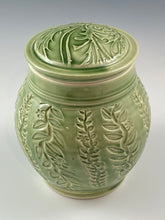 Load image into Gallery viewer, Botanical Textured Covered Jar
