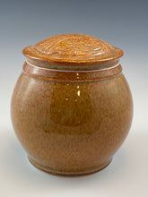 Load image into Gallery viewer, Nutmeg Brown Covered Jar
