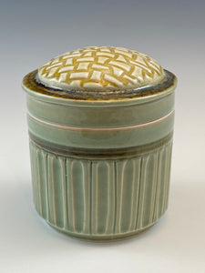 Carved Covered Jar
