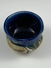 Load image into Gallery viewer, Cobalt Blue Lined Tea Bowl
