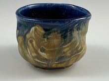 Load image into Gallery viewer, Cobalt Blue Lined Tea Bowl

