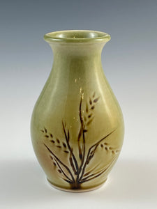 Carved Celadon Vase
