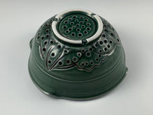 Load image into Gallery viewer, Green Glazed Colander
