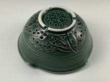 Load image into Gallery viewer, Green Glazed Colander
